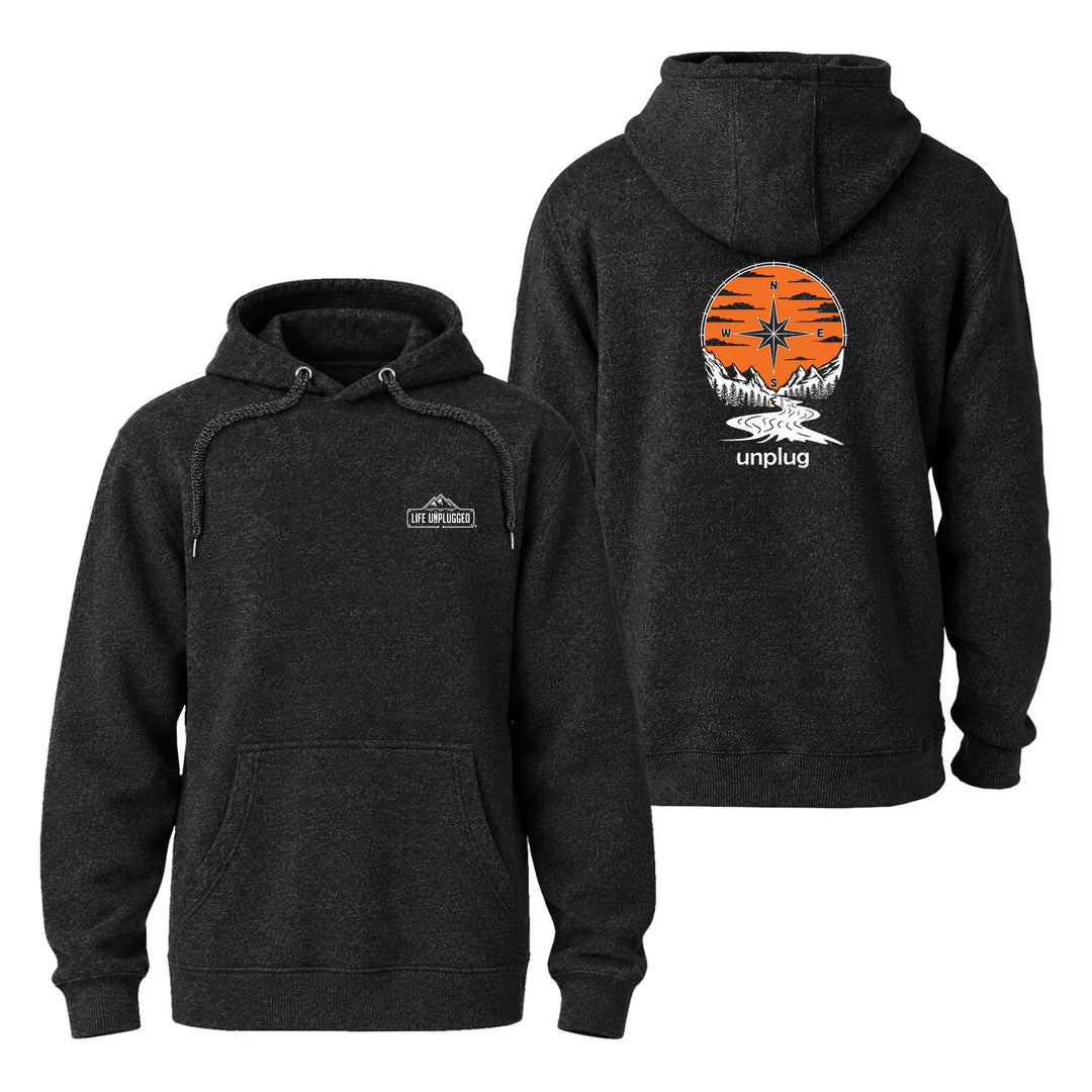 COMPASS SUNSET Nantucket Super Soft Sweater Hoodie