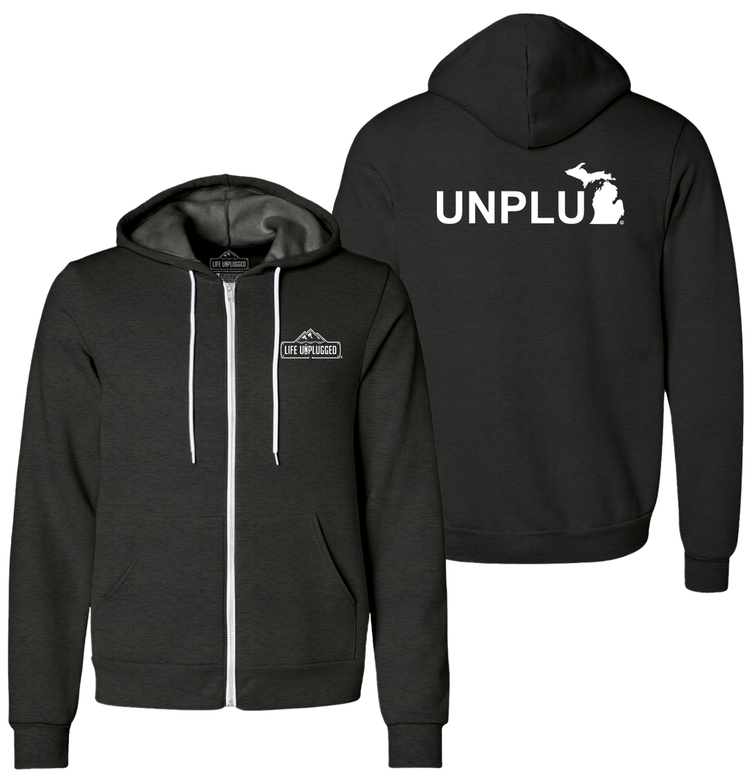 UNPLUG (MI) Supersoft Midweight Zip Up Hoodie