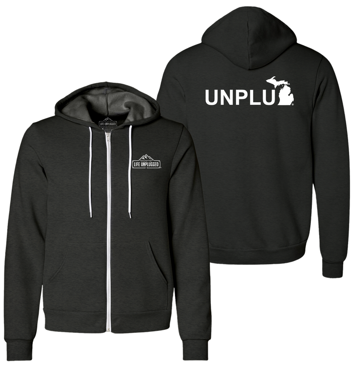 UNPLUG (MI) Supersoft Midweight Zip Up Hoodie