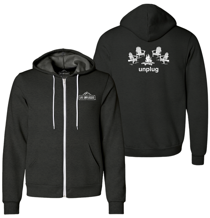 CAMPFIRE CHAIRS Supersoft Midweight Zip Up Hoodie