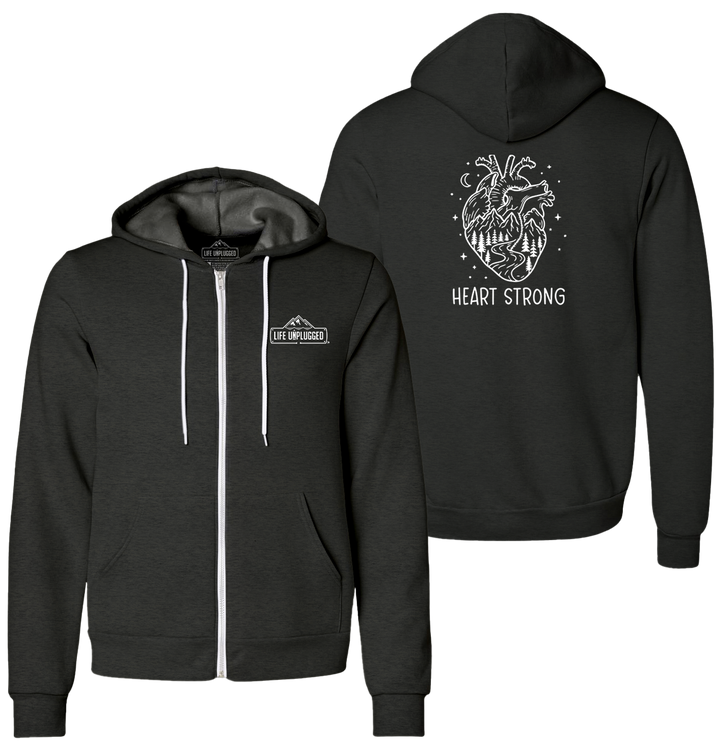 HEART STRONG Supersoft Midweight Zip Up Hoodie