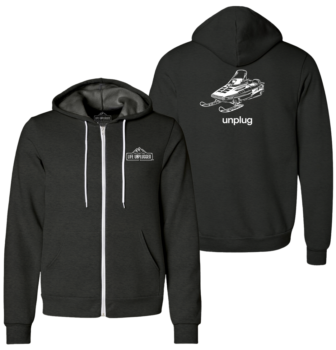 SNOWMOBILE Supersoft Midweight Zip Up Hoodie