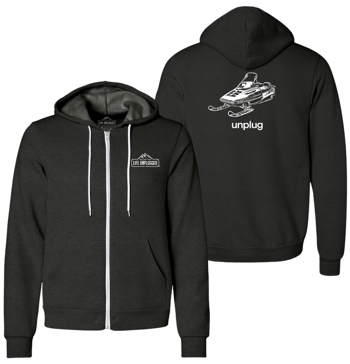 SNOWMOBILE Supersoft Midweight Zip Up Hoodie