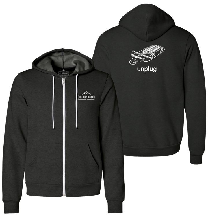 RUNNER SLED Supersoft Midweight Zip Up Hoodie