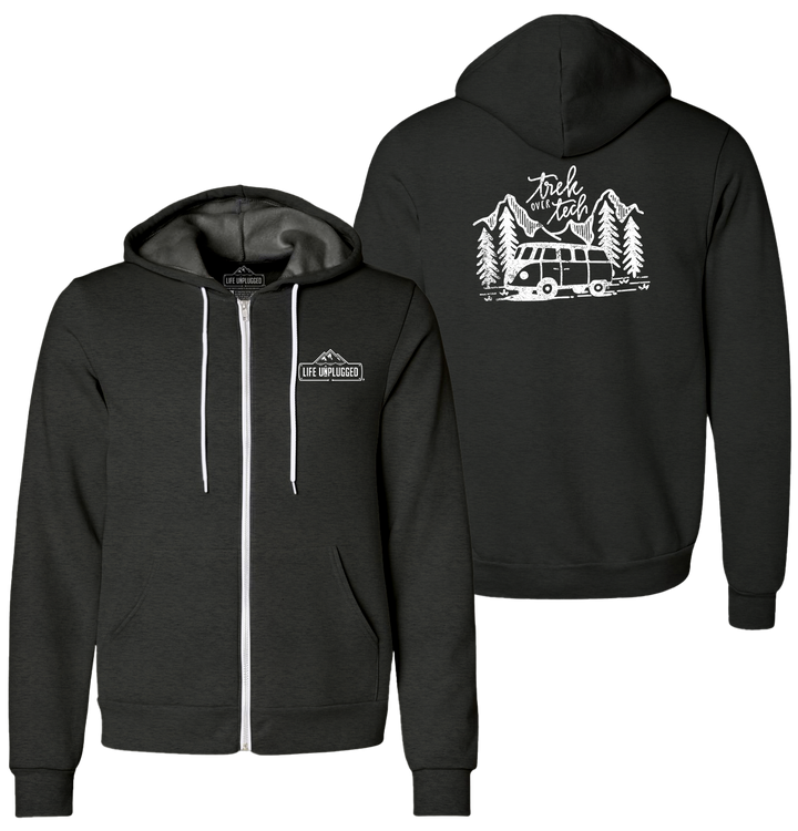 TREK OVER TECH Supersoft Midweight Zip Up Hoodie