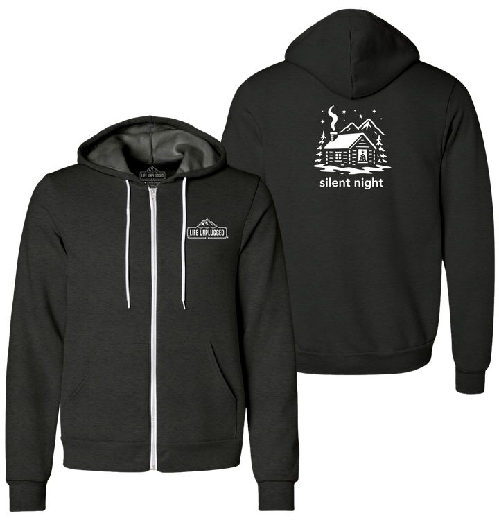 SILENT NIGHT Supersoft Midweight Zip Up Hoodie