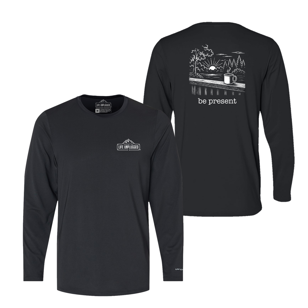 BACK PORCH COFFEE Performance Long Sleeve with UPF 50+