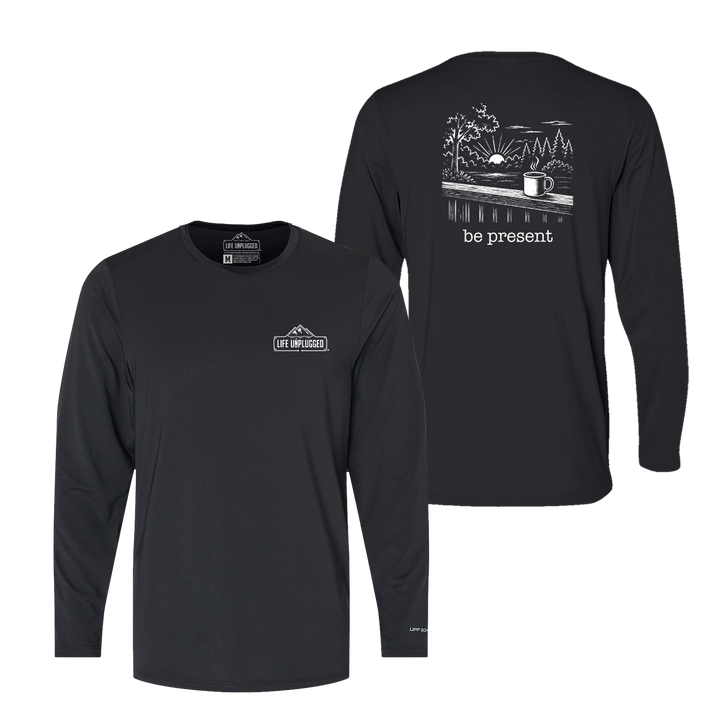 BACK PORCH COFFEE Performance Long Sleeve with UPF 50+