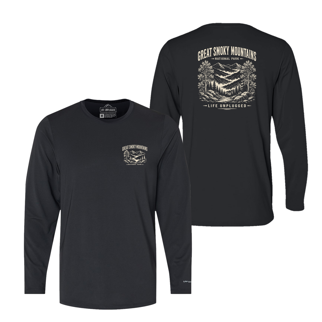 GREAT SMOKY MOUNTAINS NATIONAL PARK Performance Long Sleeve with UPF 50+