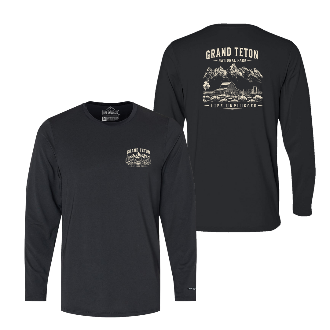 GRAND TETON NATIONAL PARK Performance Long Sleeve with UPF 50+