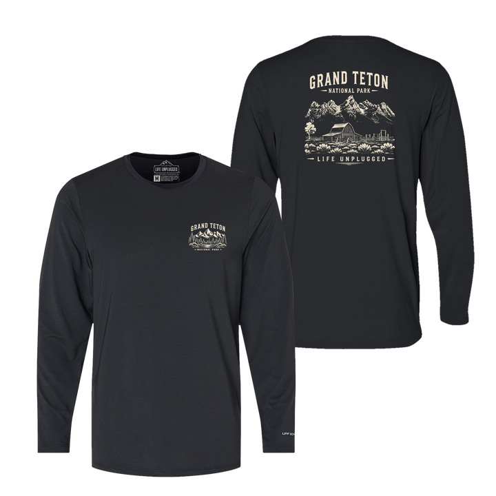 GRAND TETON NATIONAL PARK Performance Long Sleeve with UPF 50+