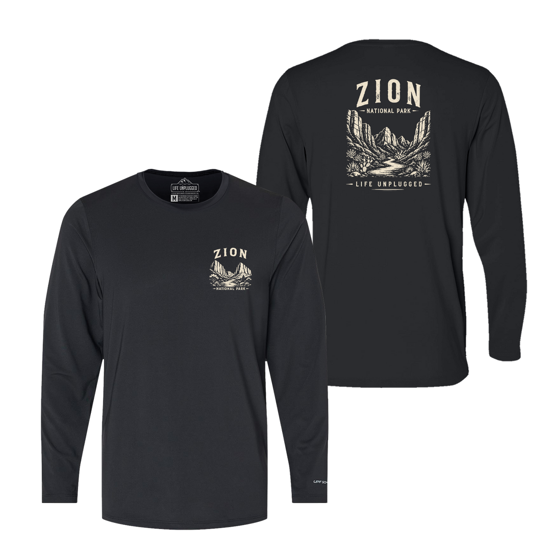 ZION NATIONAL PARK Performance Long Sleeve with UPF 50+