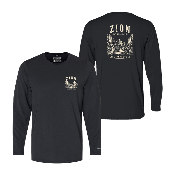 ZION NATIONAL PARK Performance Long Sleeve with UPF 50+
