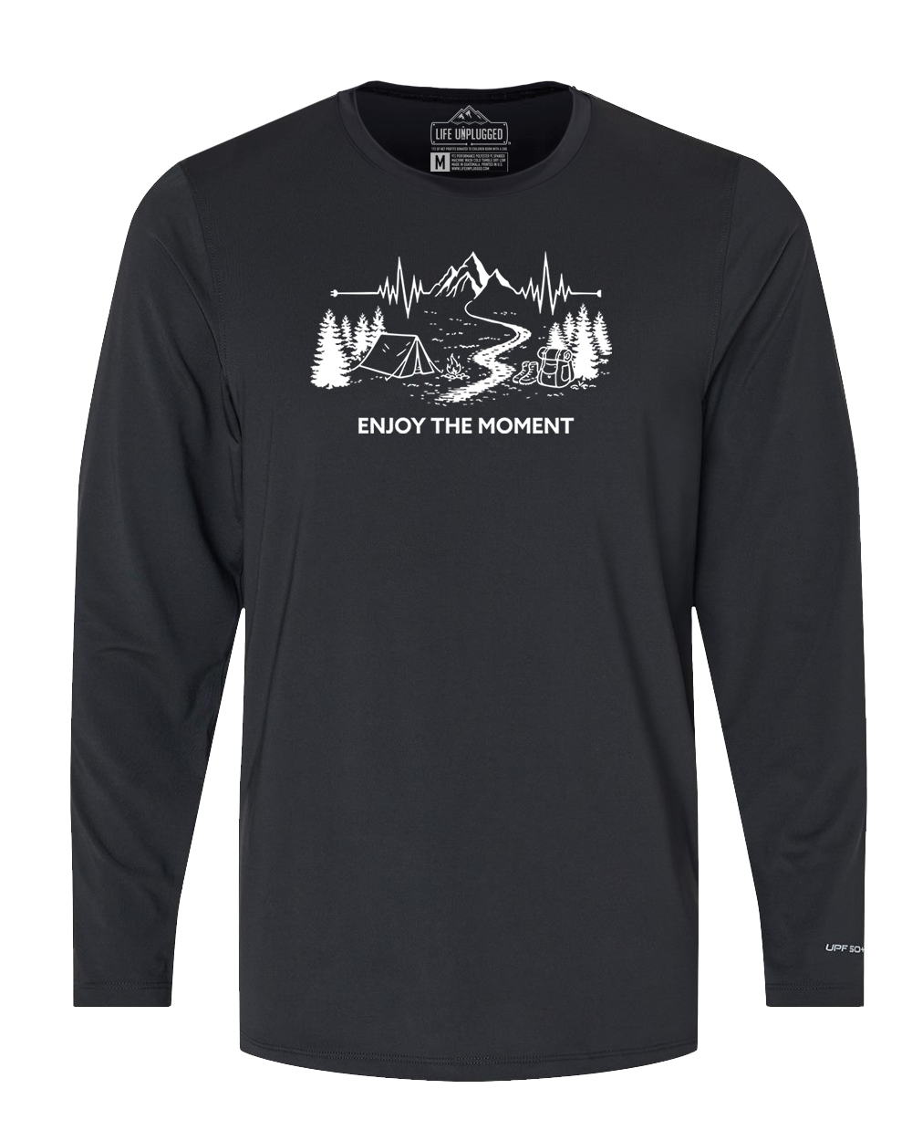 ENJOY THE MOMENT (MOUNTAIN SCENE) Performance Long Sleeve with UPF 50+
