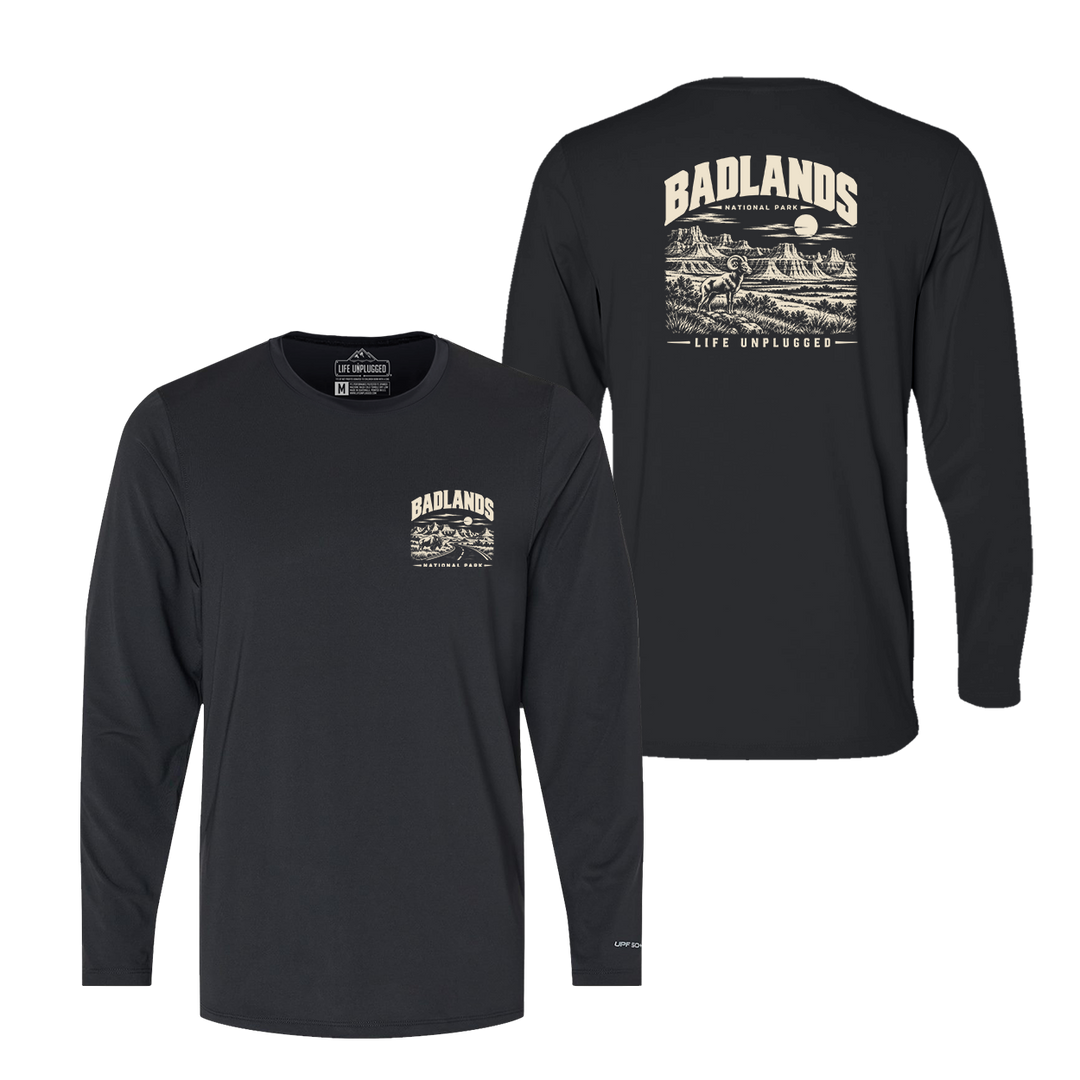 BADLANDS NATIONAL PARK Performance Long Sleeve with UPF 50+