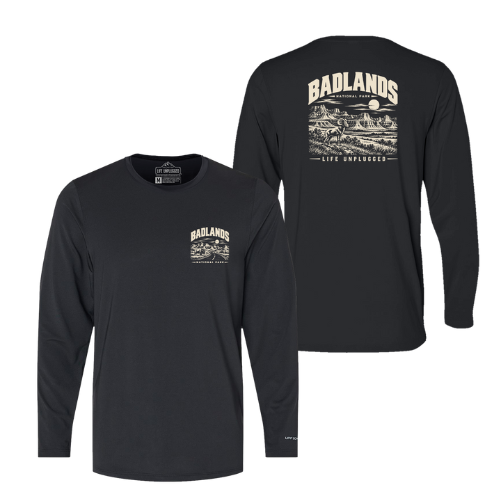BADLANDS NATIONAL PARK Performance Long Sleeve with UPF 50+