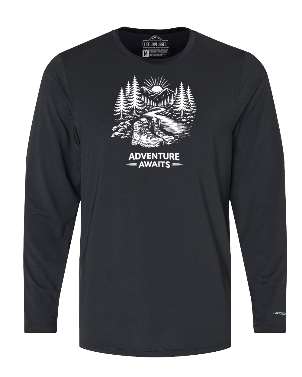 ADVENTURE AWAITS Performance Long Sleeve with UPF 50+