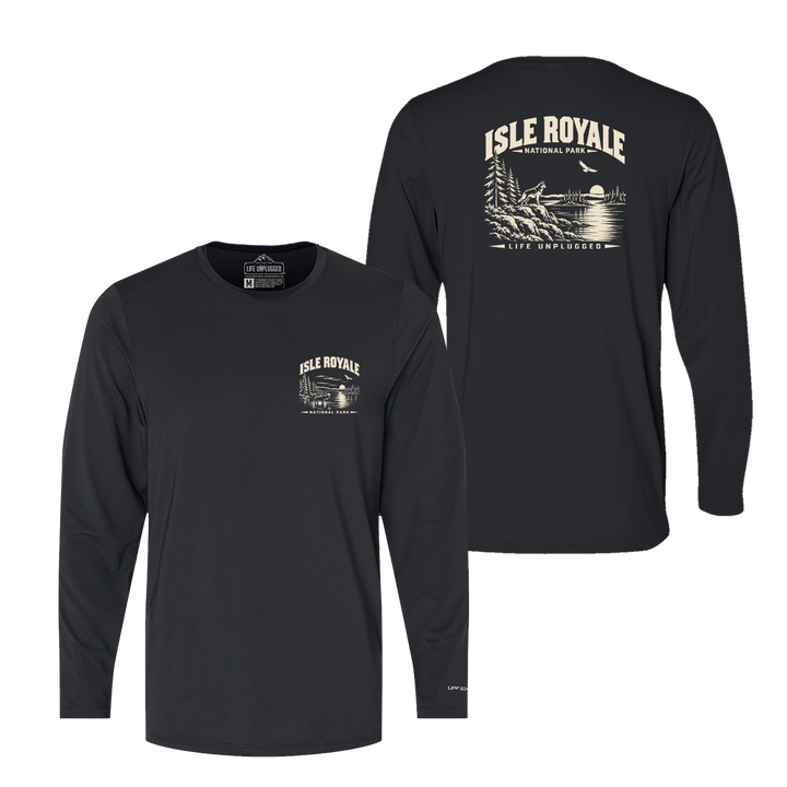 ISLE ROYALE NATIONAL PARK Performance Long Sleeve with UPF 50+