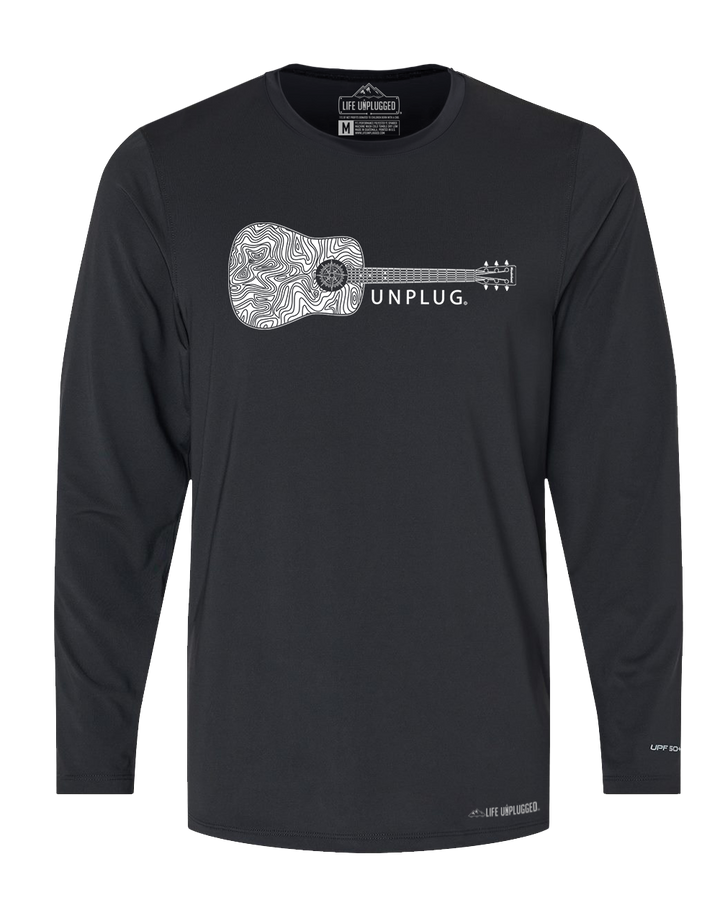 Guitar Poly/Spandex High Performance Long Sleeve with UPF 50+
