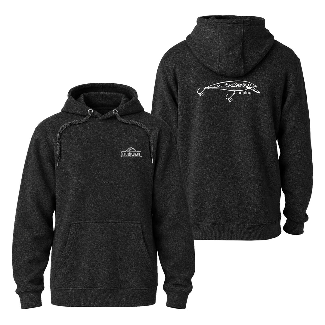 FISHING LURE MOUNTAIN SCENE Nantucket Super Soft Sweater Hoodie