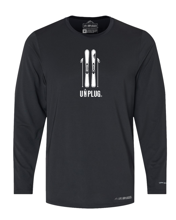 Skiing Poly/Spandex High Performance Long Sleeve with UPF 50+
