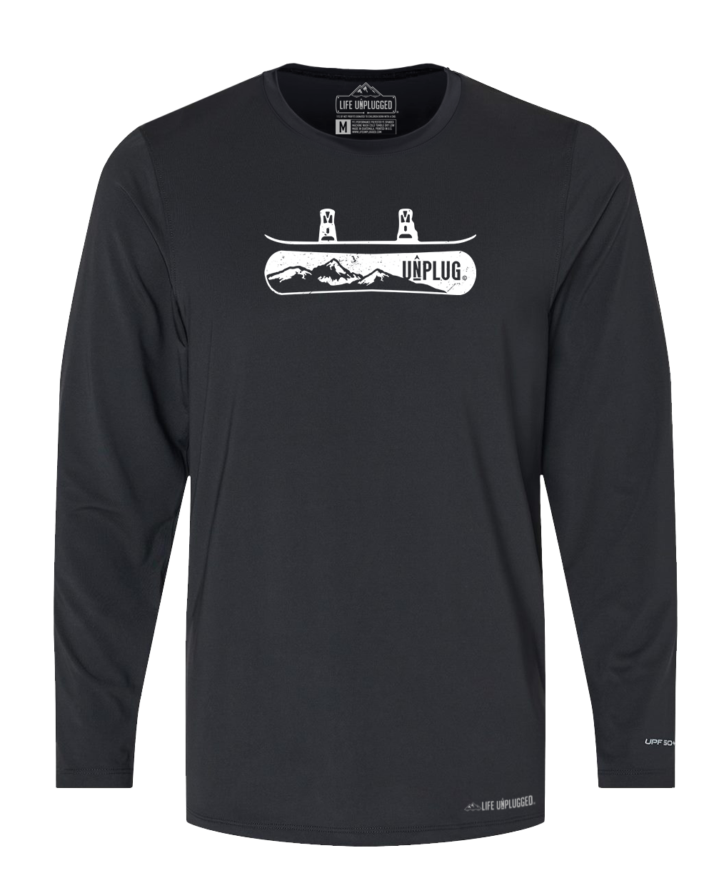 Snowboarding Poly/Spandex High Performance Long Sleeve with UPF 50+