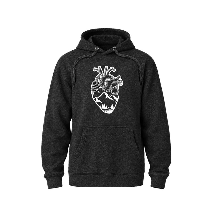 ANATOMICAL HEART (FULL CHEST) Nantucket Super Soft Sweater Hoodie