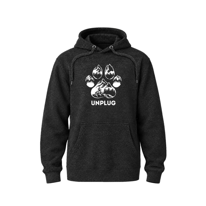 PAW PRINT MOUNTAIN SCENE Nantucket Super Soft Sweater Hoodie