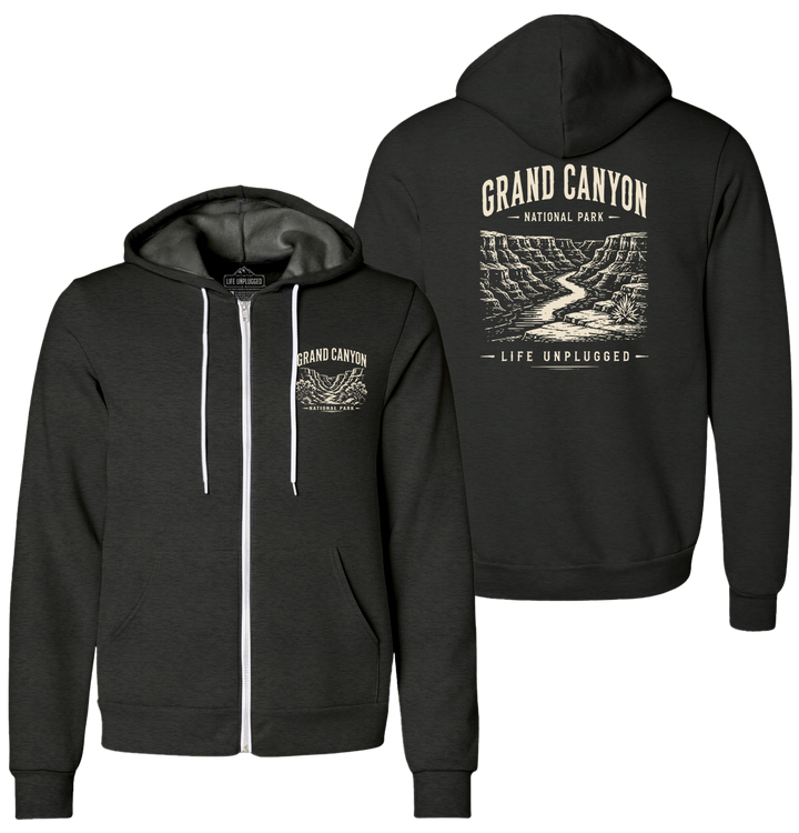 GRAND CANYON NATIONAL PARK Supersoft Midweight Zip Up Hoodie
