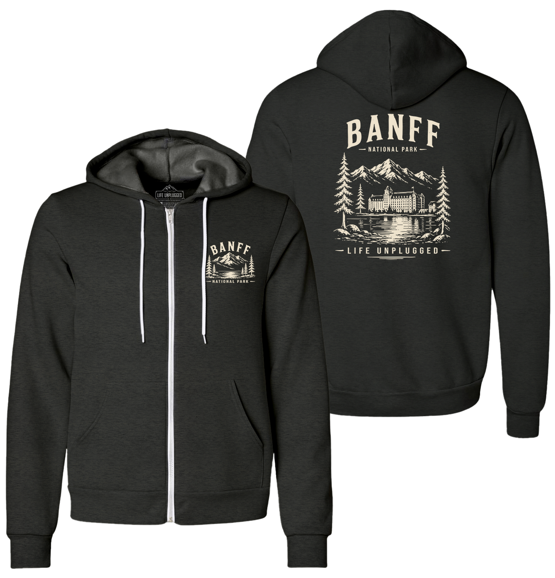 BANFF NATIONAL PARK Supersoft Midweight Zip Up Hoodie