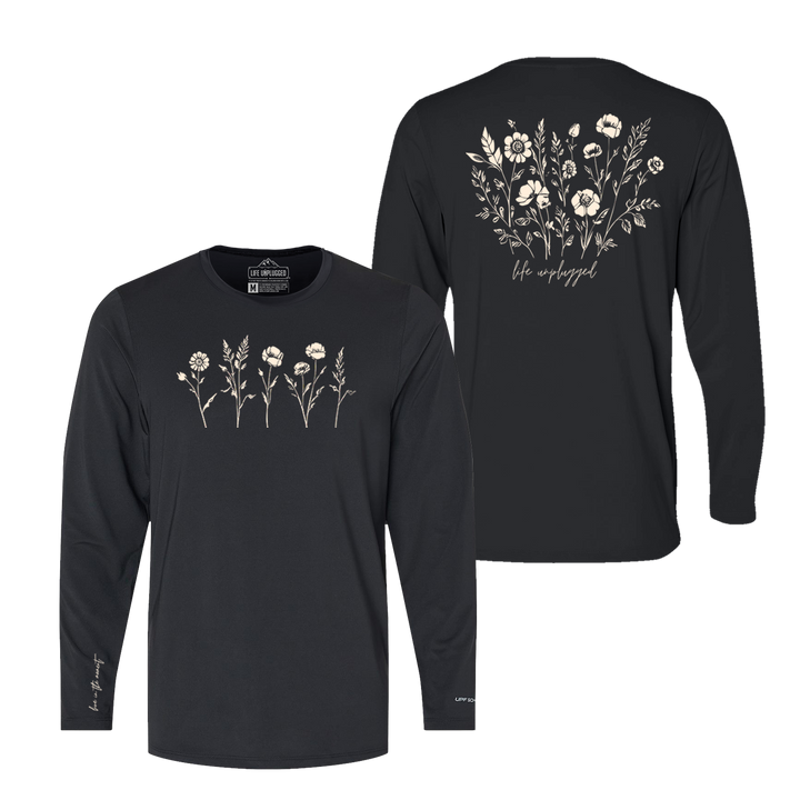 Live in the Moment Wildflower Performance Long Sleeve with UPF 50+