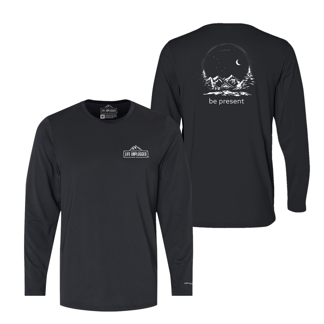 Starry Night Sky Performance Long Sleeve with UPF 50+