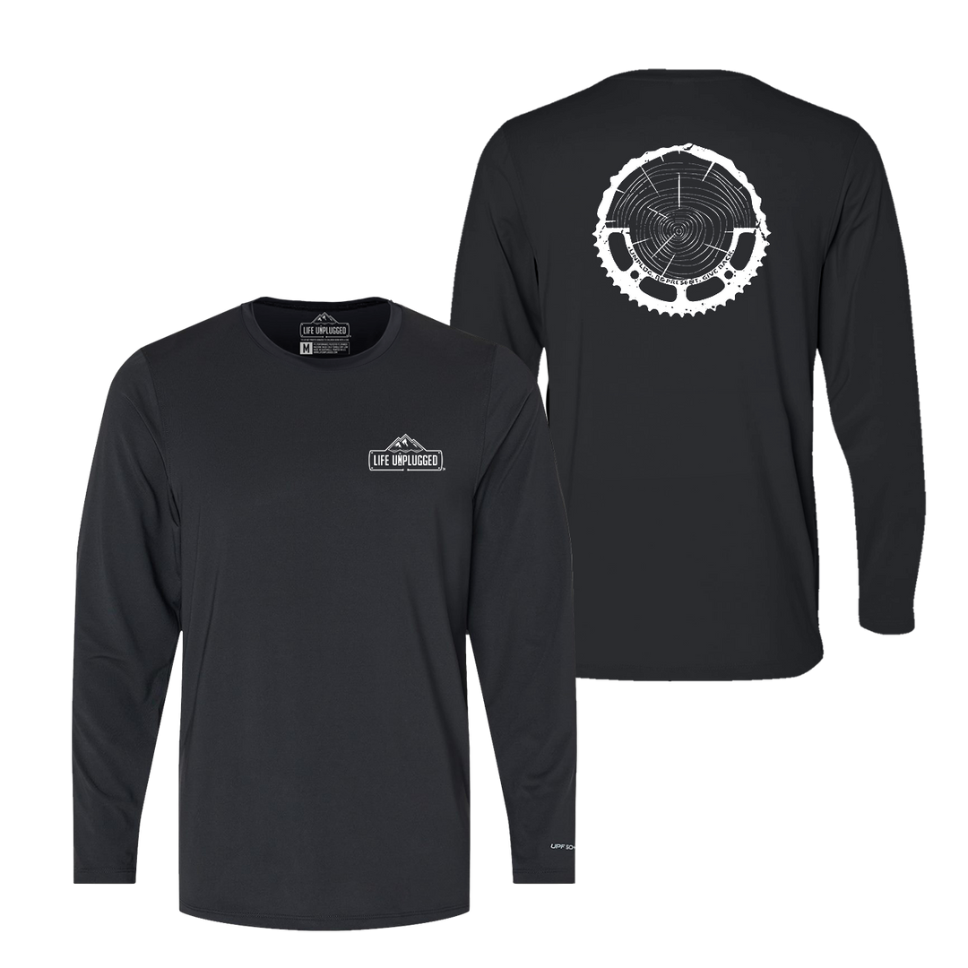 Tree Rings Chainring Performance Long Sleeve with UPF 50+
