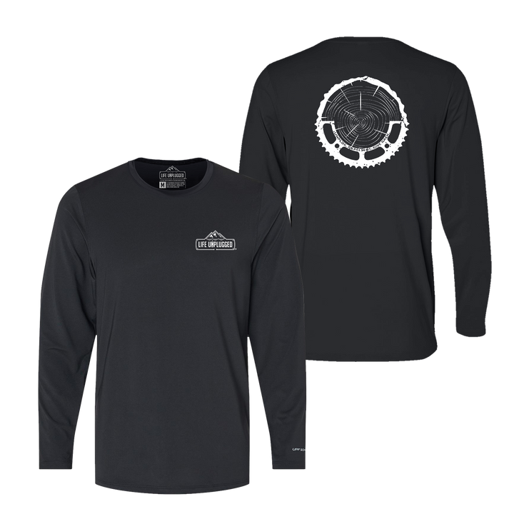 Tree Rings Chainring Performance Long Sleeve with UPF 50+