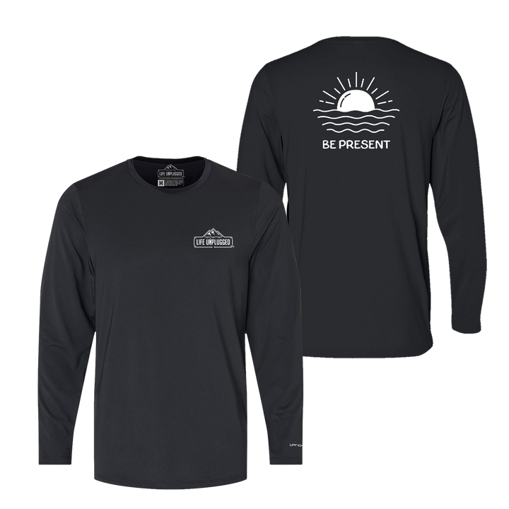 Ocean Sunset Performance Long Sleeve with UPF 50+