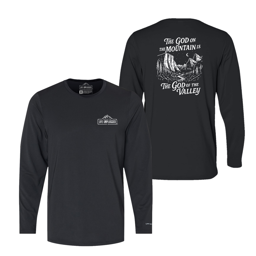 God On The Mountain Performance Long Sleeve with UPF 50+