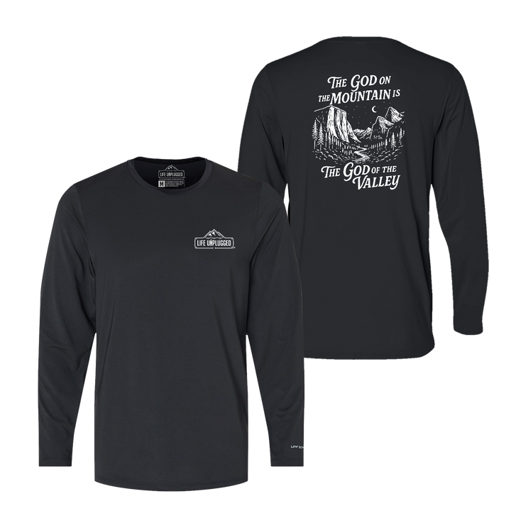 God On The Mountain Performance Long Sleeve with UPF 50+