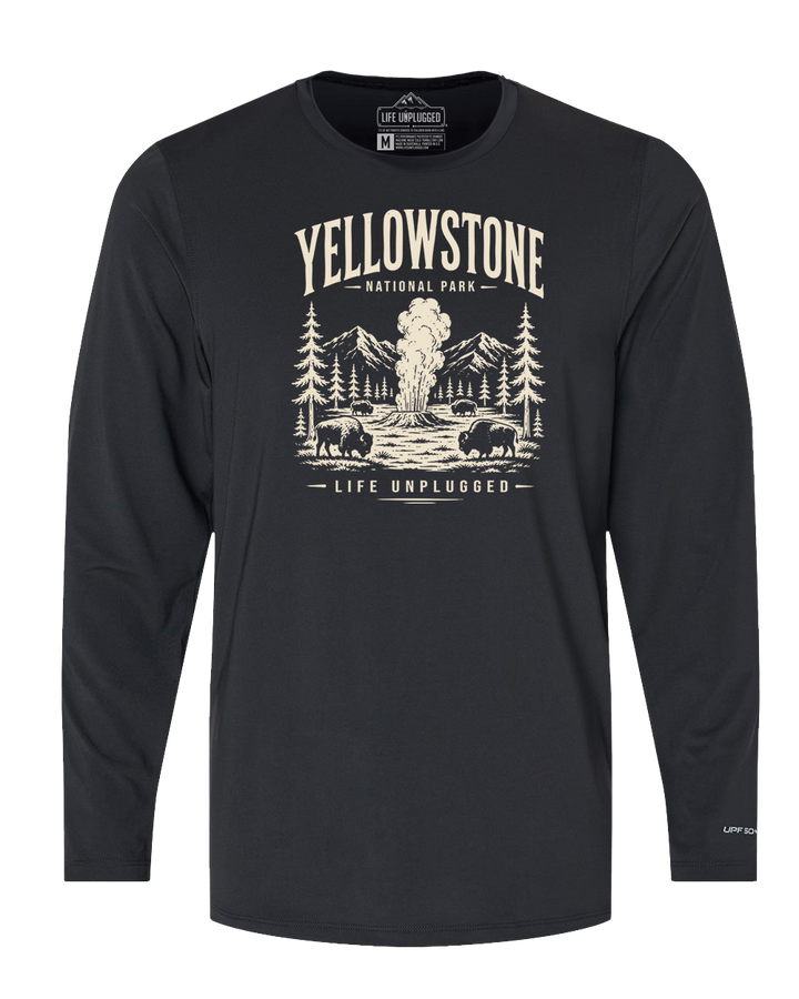 YELLOWSTONE NATIONAL PARK Performance Long Sleeve with UPF 50+