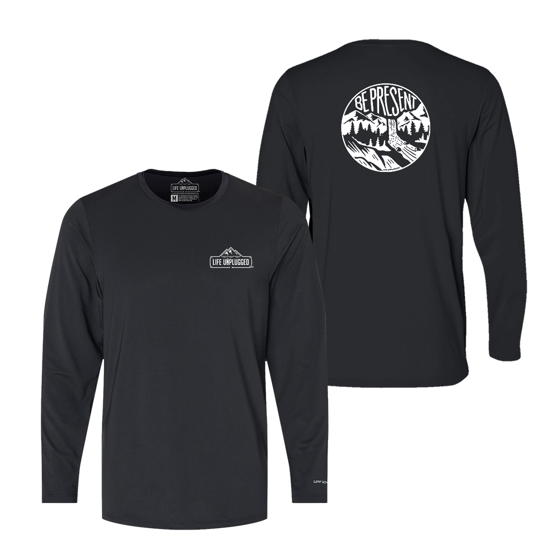 Be Present Waterfall Performance Long Sleeve with UPF 50+