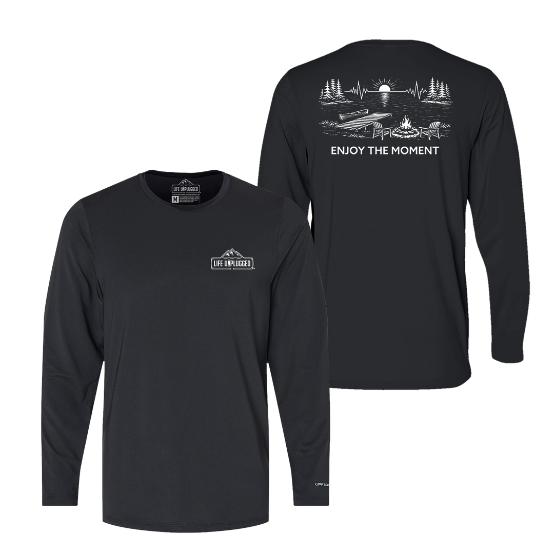 ENJOY THE MOMENT (LAKE SCENE) Performance Long Sleeve with UPF 50+