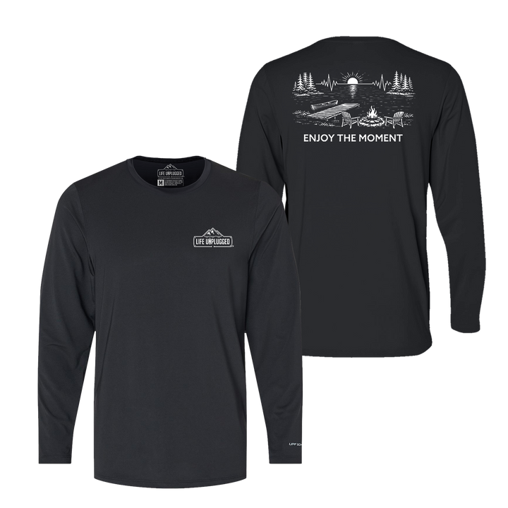 ENJOY THE MOMENT (LAKE SCENE) Performance Long Sleeve with UPF 50+