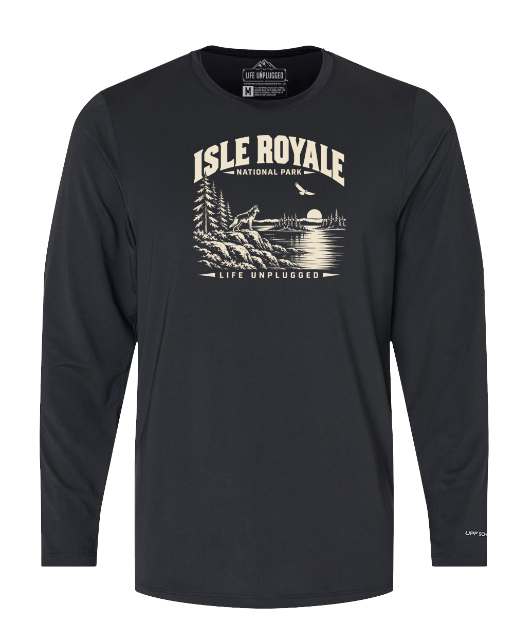 ISLE ROYALE NATIONAL PARK Performance Long Sleeve with UPF 50+