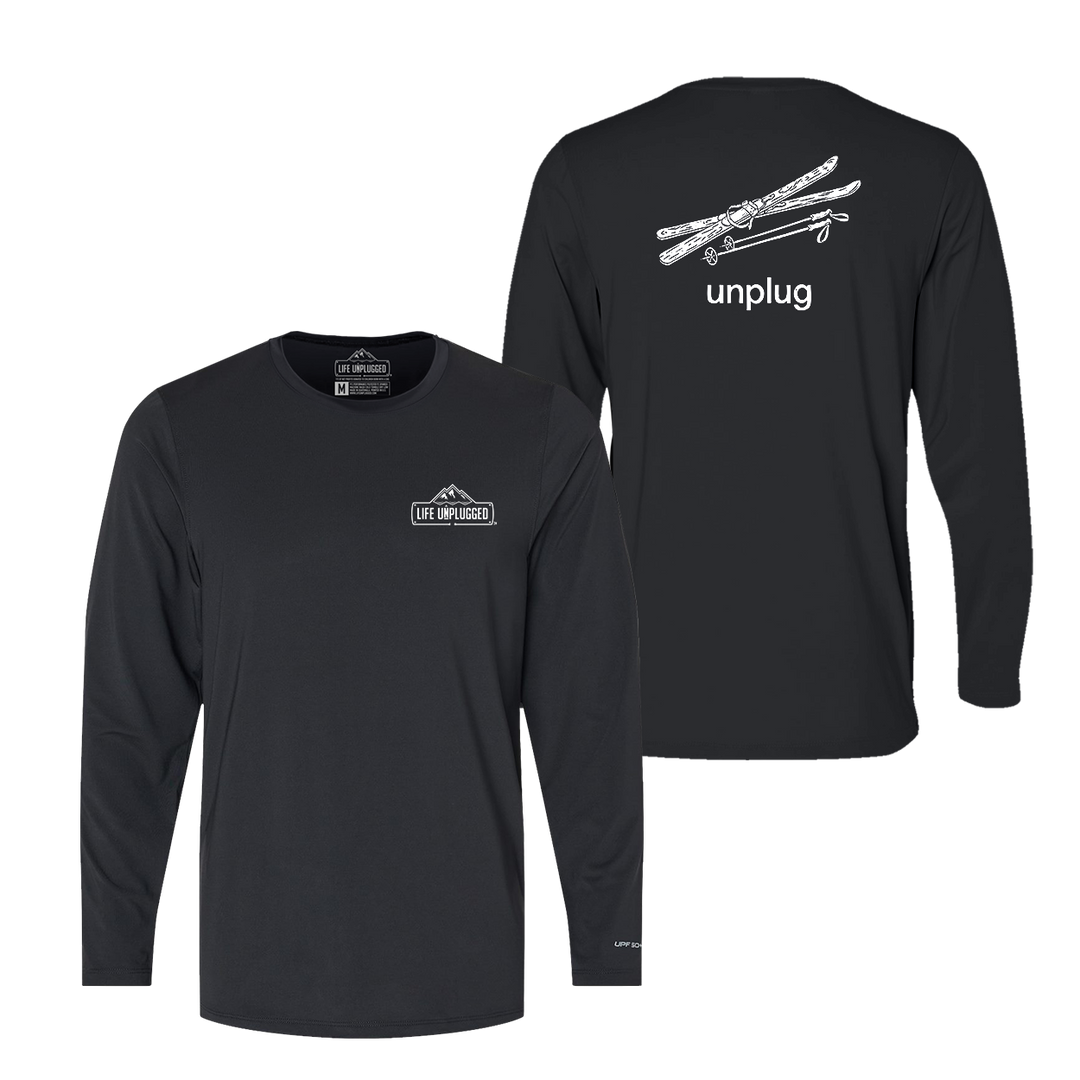 VINTAGE SKIS Performance Long Sleeve with UPF 50+