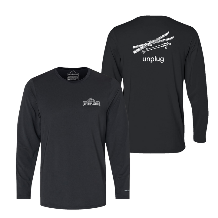 VINTAGE SKIS Performance Long Sleeve with UPF 50+
