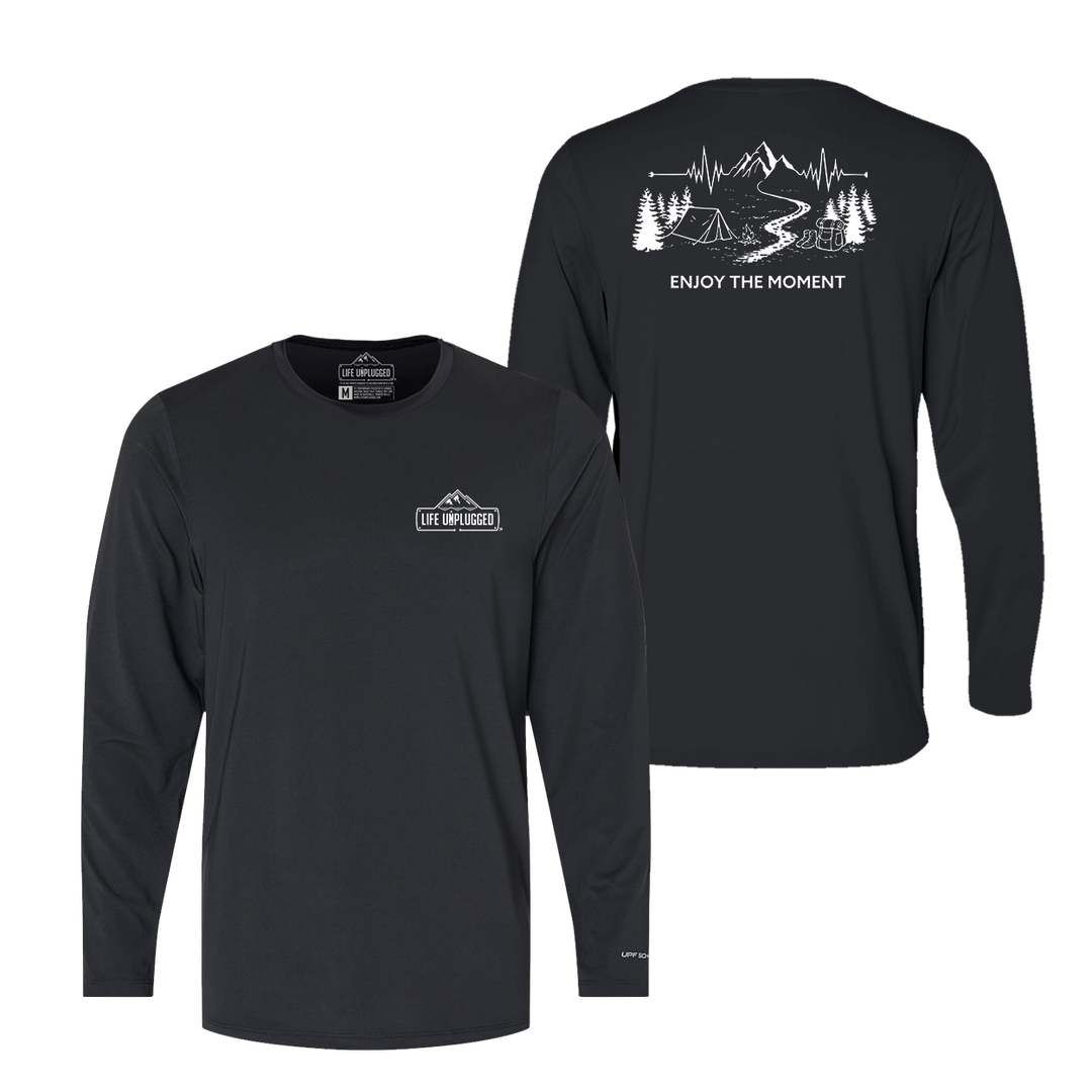 ENJOY THE MOMENT (MOUNTAIN SCENE) Performance Long Sleeve with UPF 50+