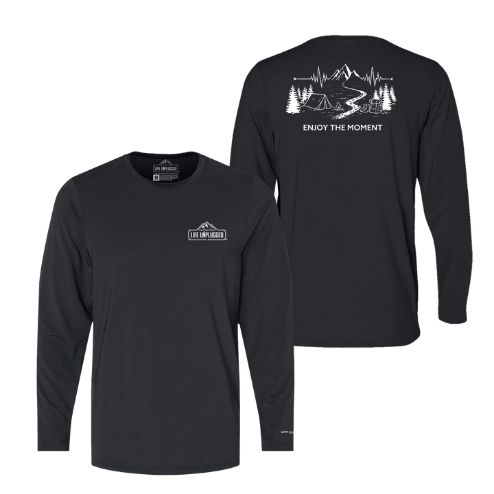 ENJOY THE MOMENT (MOUNTAIN SCENE) Performance Long Sleeve with UPF 50+