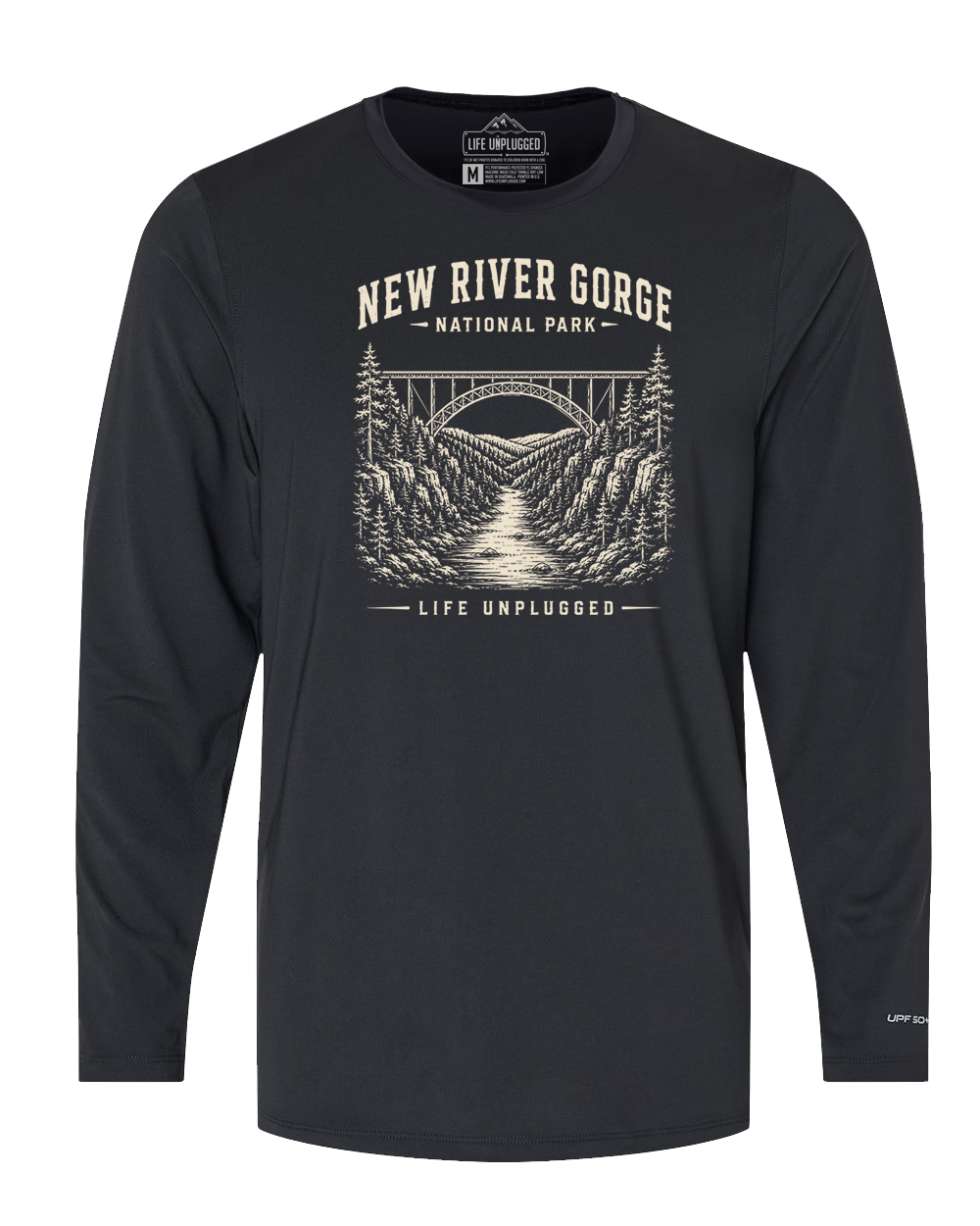 NEW RIVER GORGE NATIONAL PARK Performance Long Sleeve with UPF 50+