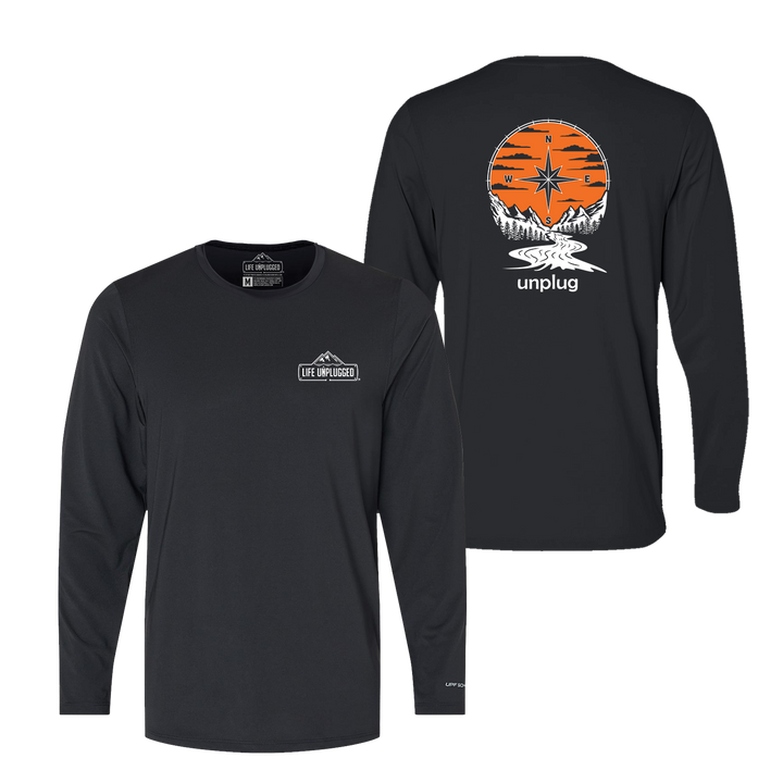 Compass Sunset Performance Long Sleeve with UPF 50+