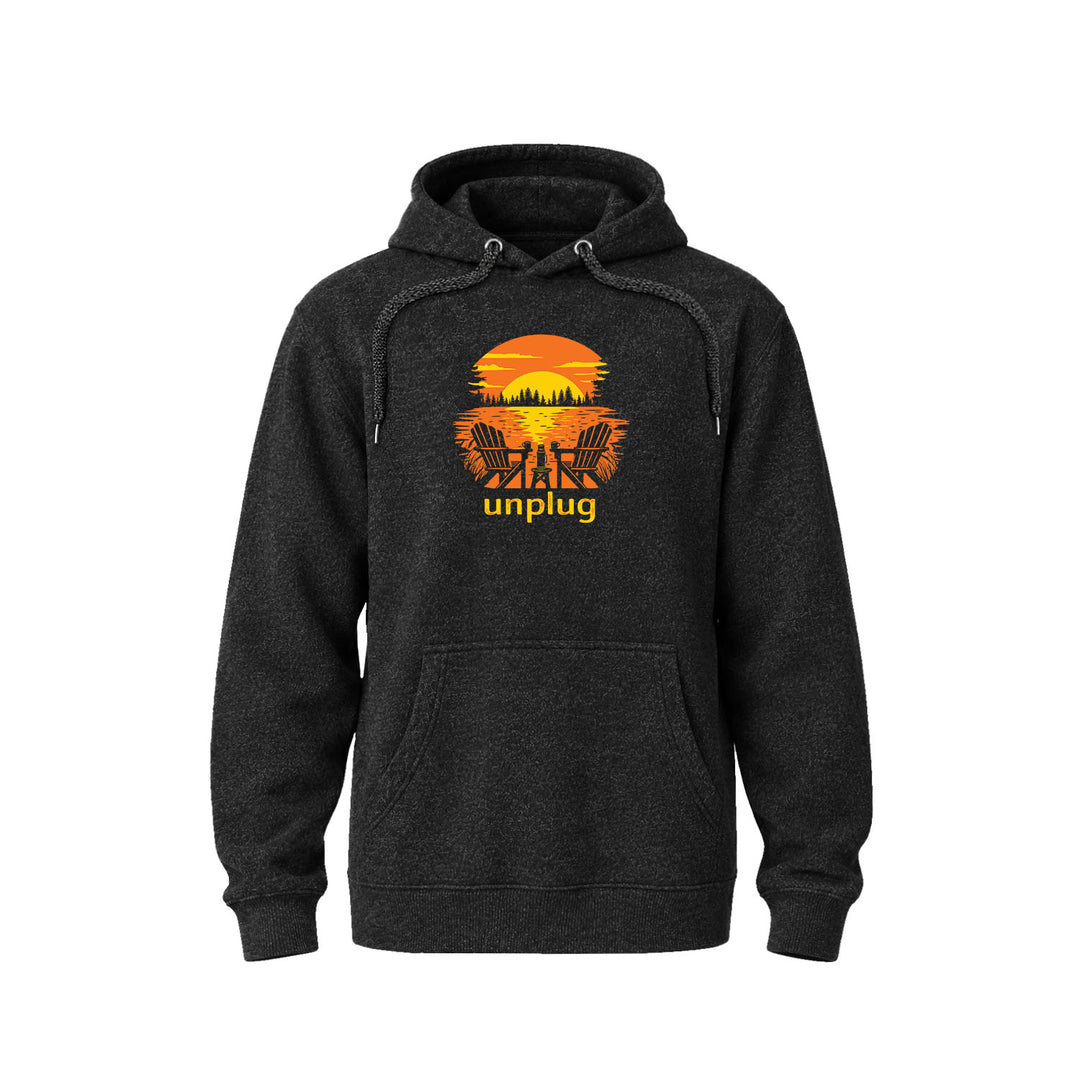 CHAIRS AT SUNSET Nantucket Super Soft Sweater Hoodie