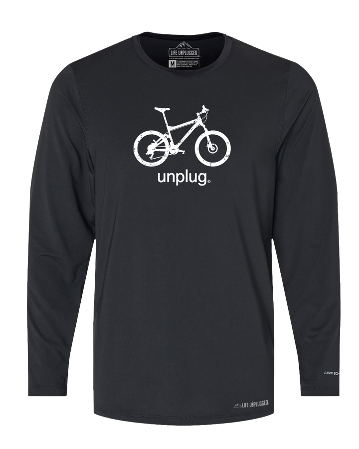 Mountain Bike Poly/Spandex High Performance Long Sleeve with UPF 50+